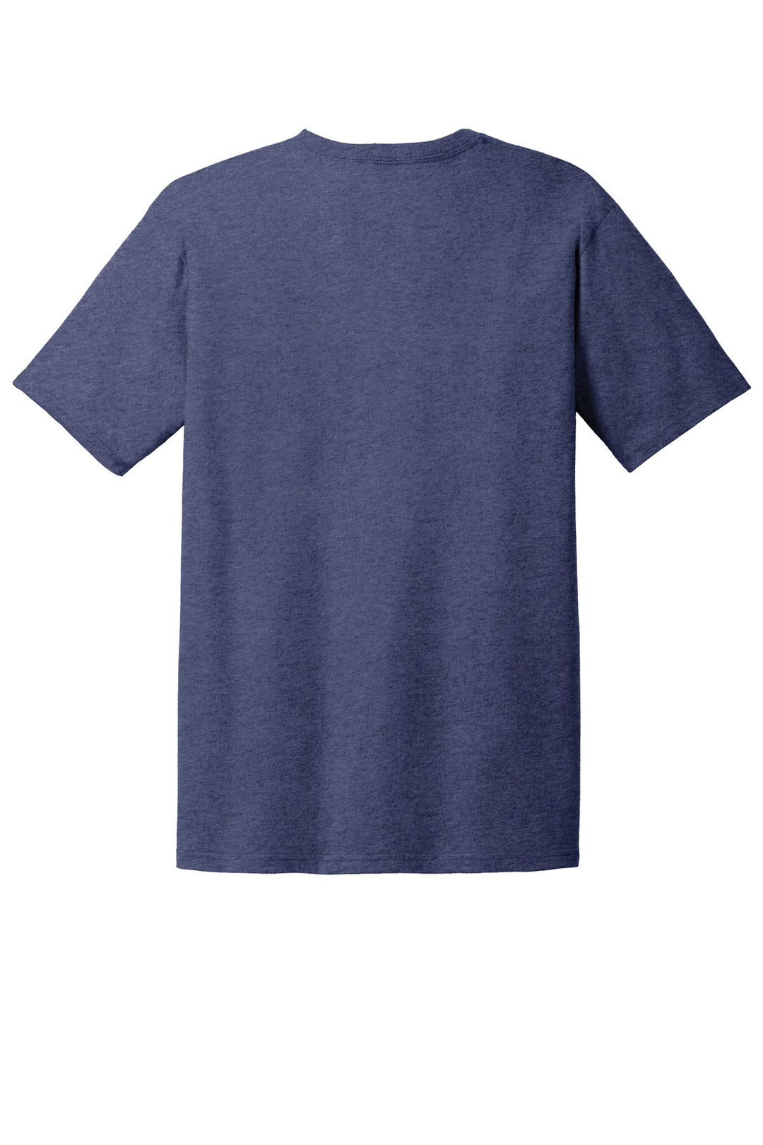 Rear View of Hthr Blue Gildan 100% Ring Spun Cotton T-Shirt. 980