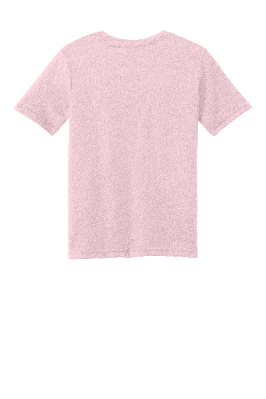 Rear View of HtrLtPnk Next Level Apparel Youth CVC Tee NL3312