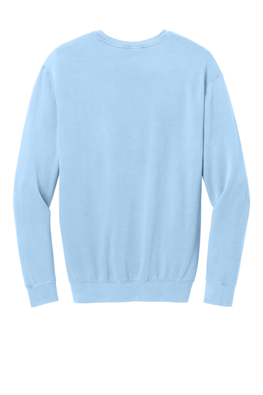 Rear View of Hydrangea Comfort Colors Lightweight Crewneck Sweatshirt 1466