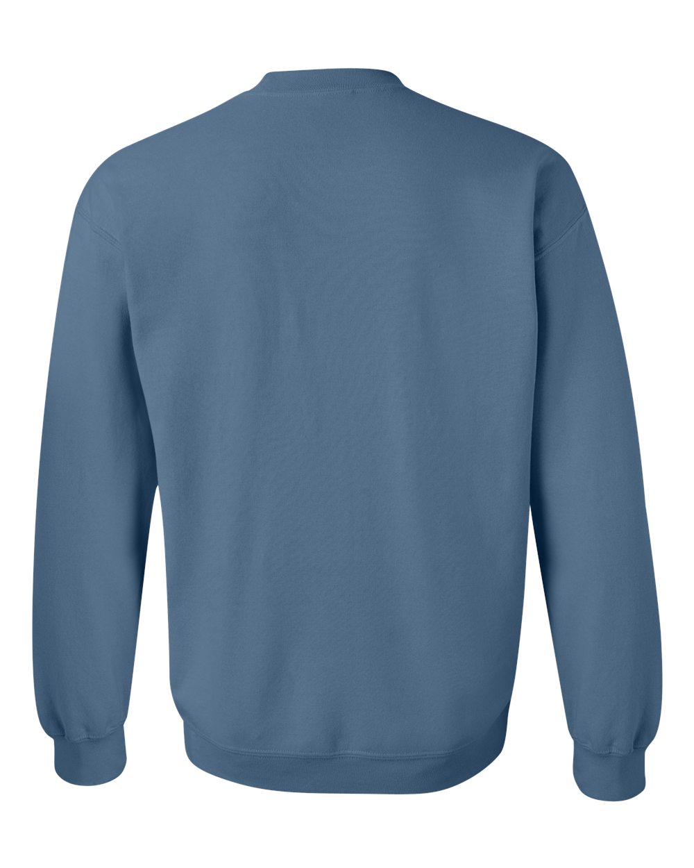 Rear View of Indigo Blue Heavy Blend™ Crewneck Sweatshirt - 18000