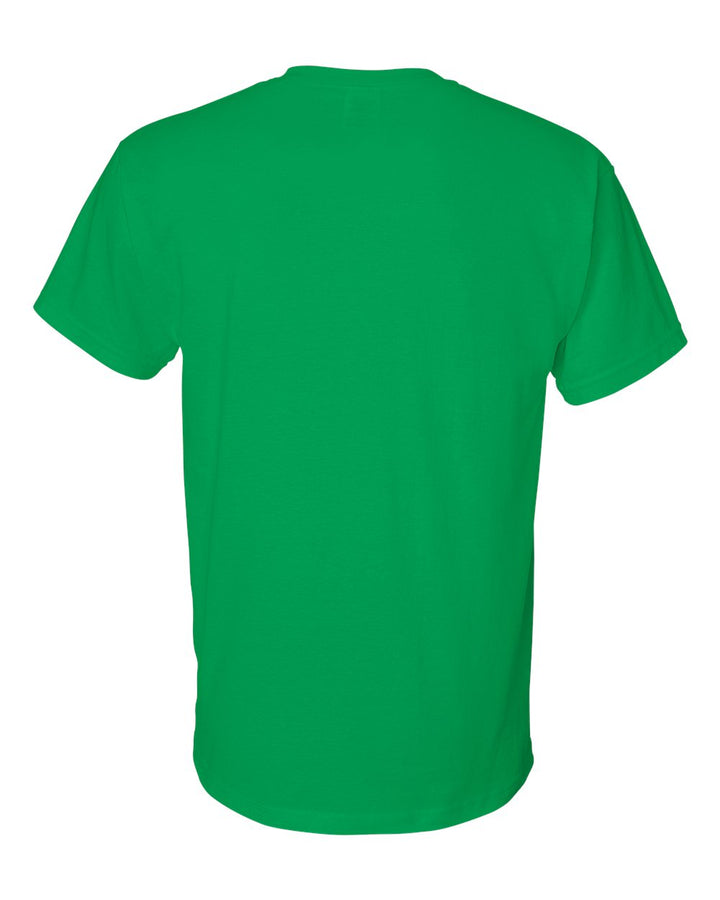 Rear View of Irish Green DryBlend® T-Shirt - 8000
