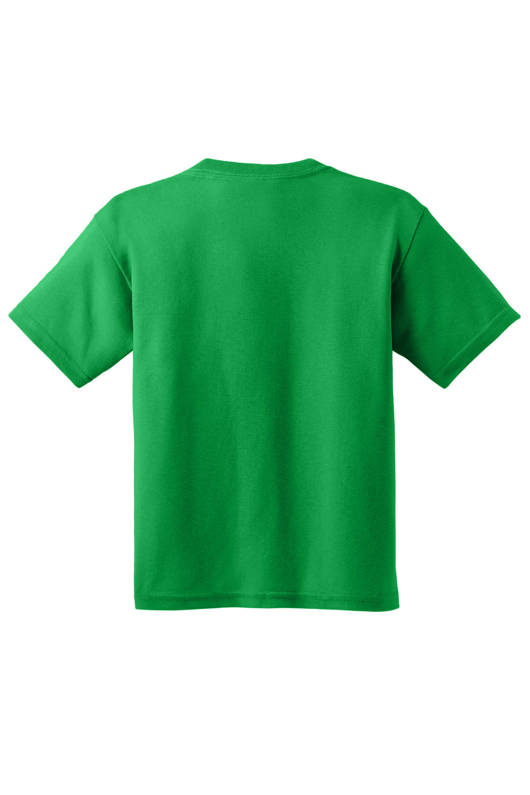 Rear View of Irish Green Gildan - Youth Heavy Cotton 100% Cotton T-Shirt. 5000B