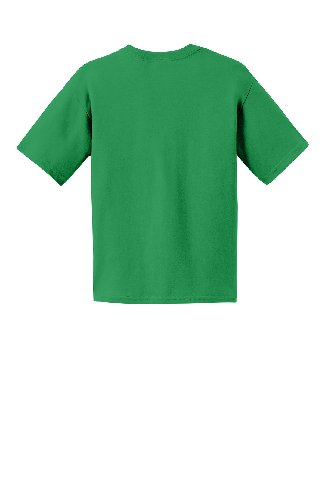 Rear View of Irish Green Gildan - Youth Ultra Cotton 100% US Cotton T-Shirt. 2000B