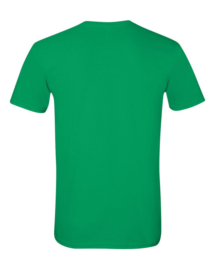Rear View of Irish Green Softstyle® T-Shirt - 64000