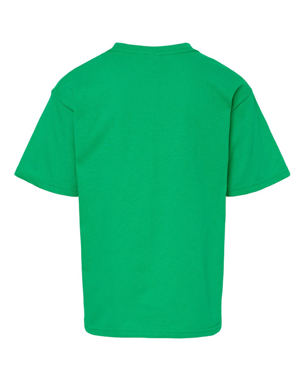 Rear View of Irish Green Youth Gold Soft Touch T-Shirt - 4850