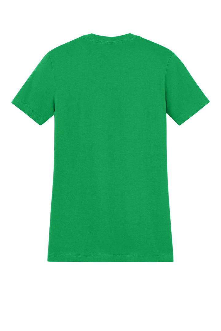 Rear View of IrishGreen Gildan Women's Softstyle Midweight Tee 65000L