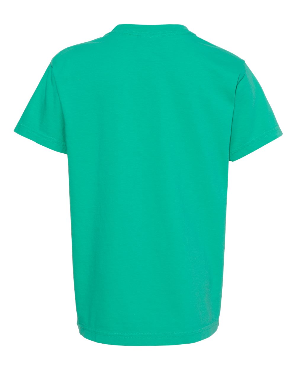 Rear View of Island Green Garment-Dyed Youth Heavyweight T-Shirt - 9018