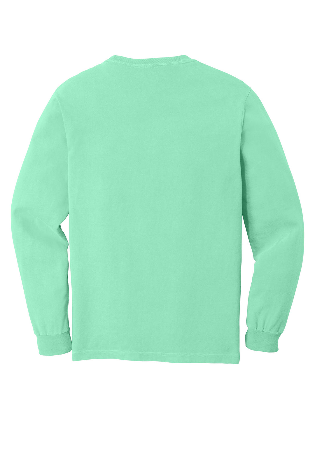 Rear View of Island Reef COMFORT COLORS Heavyweight Ring Spun Long Sleeve Tee. 6014