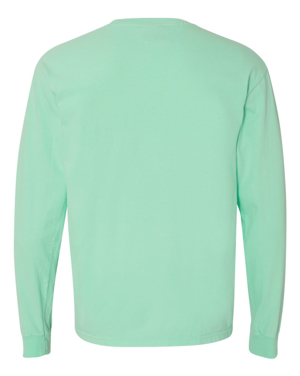 Rear View of Island Reef Garment-Dyed Heavyweight Long Sleeve T-Shirt - 6014