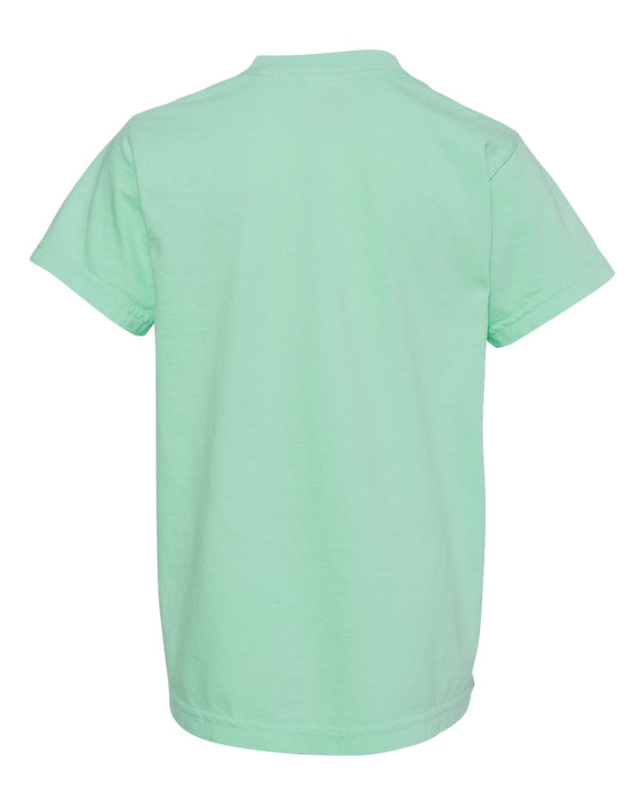 Rear View of Island Reef Garment-Dyed Youth Heavyweight T-Shirt - 9018