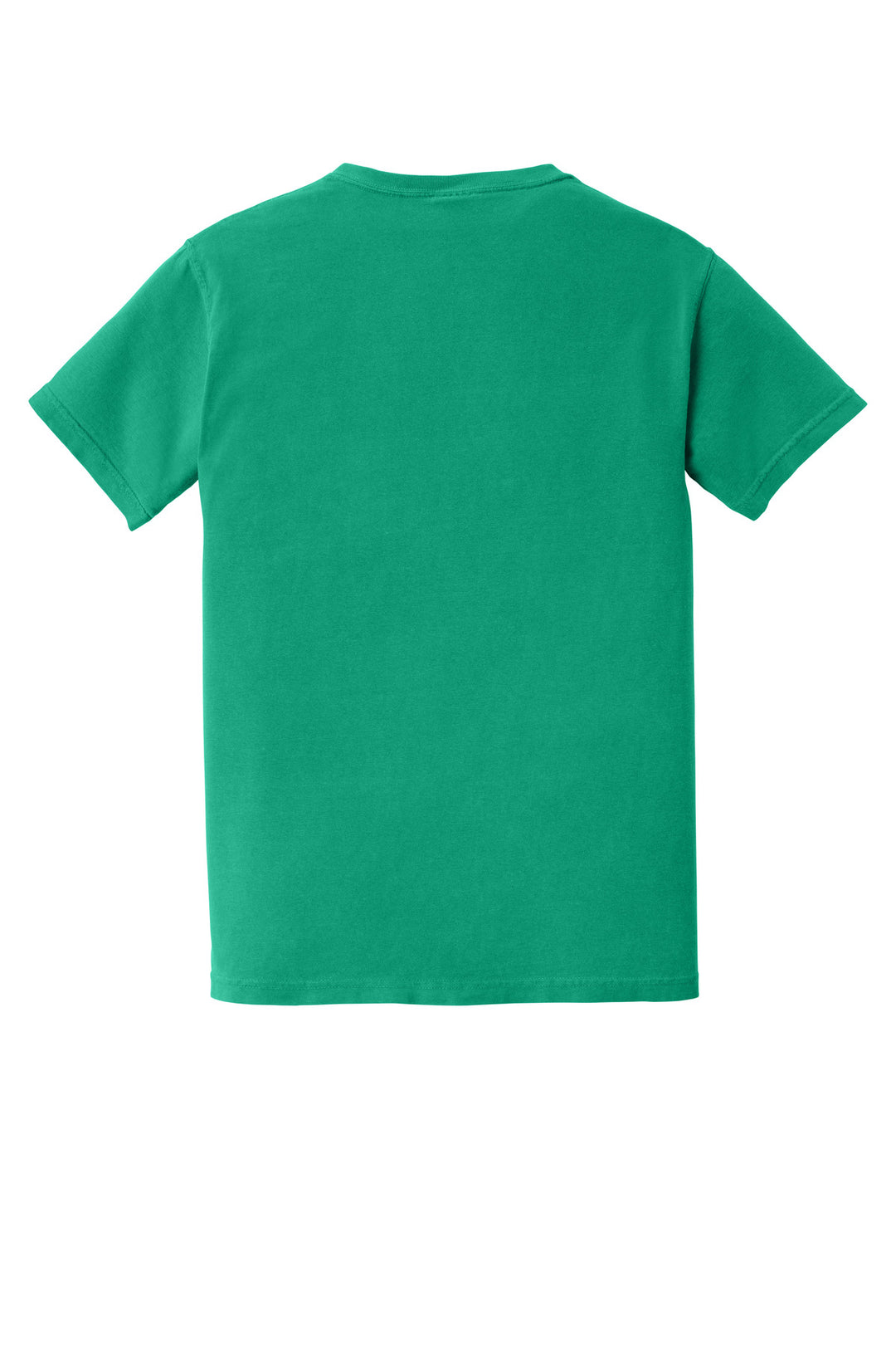 Rear View of IslandGrn COMFORT COLORS Heavyweight Ring Spun Pocket Tee. 6030