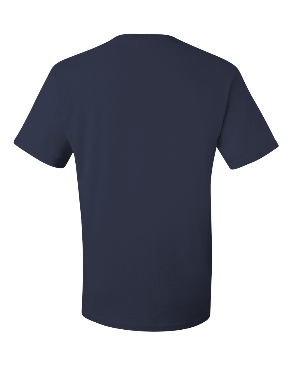 Rear View of J. Navy Dri-Power® 50/50 T-Shirt - 29MR