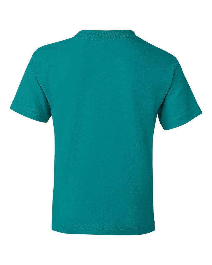 Rear View of Jade Dome DryBlend® Youth T-Shirt - 8000B