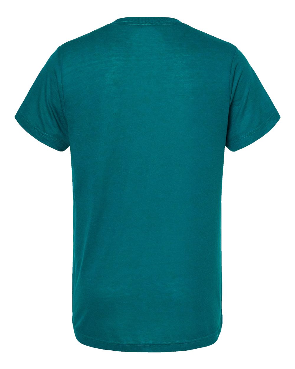 Rear View of Jade Tri Blend Tri-Blend T-Shirt - 254