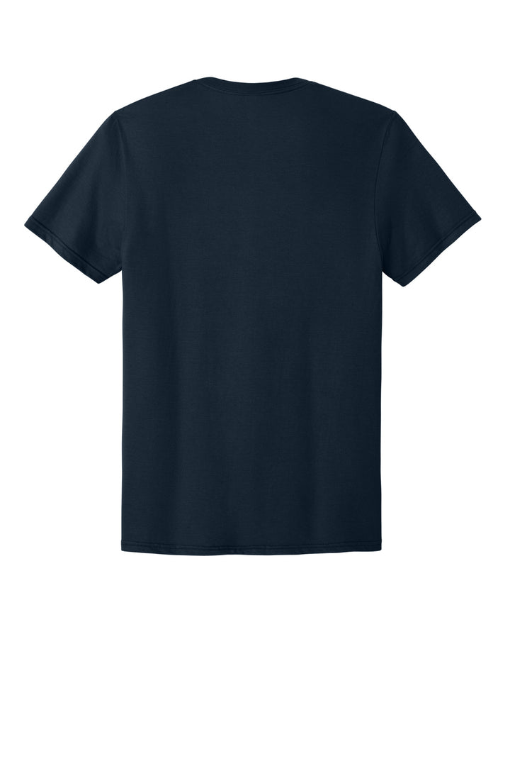 Rear View of JNavy Jerzees Classics Unisex Cotton T-Shirt 363M