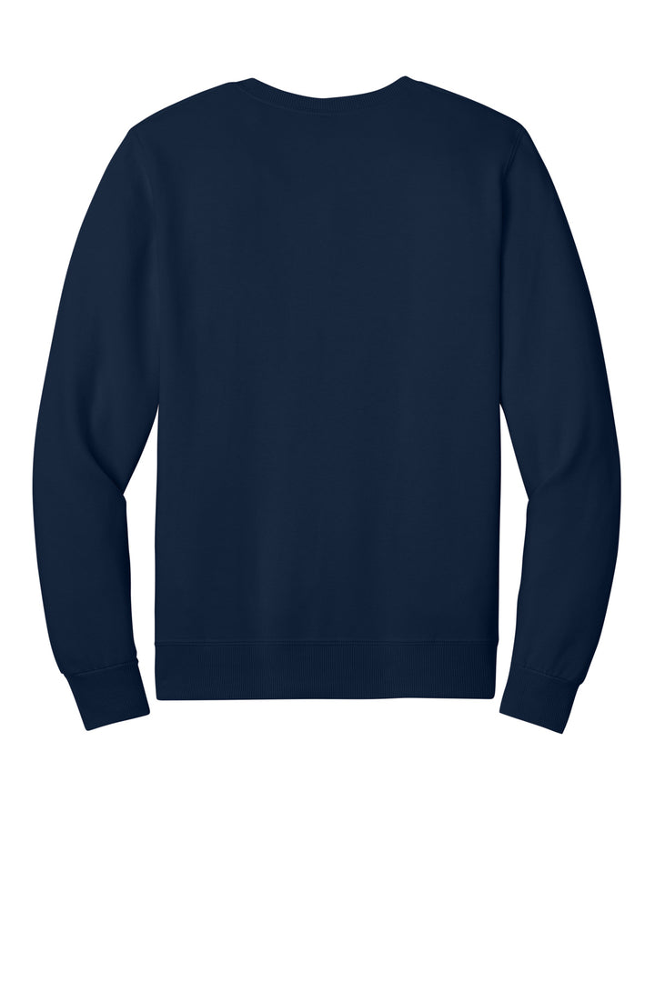 Rear View of JNavy Jerzees Eco Premium Blend Crewneck Sweatshirt 701M