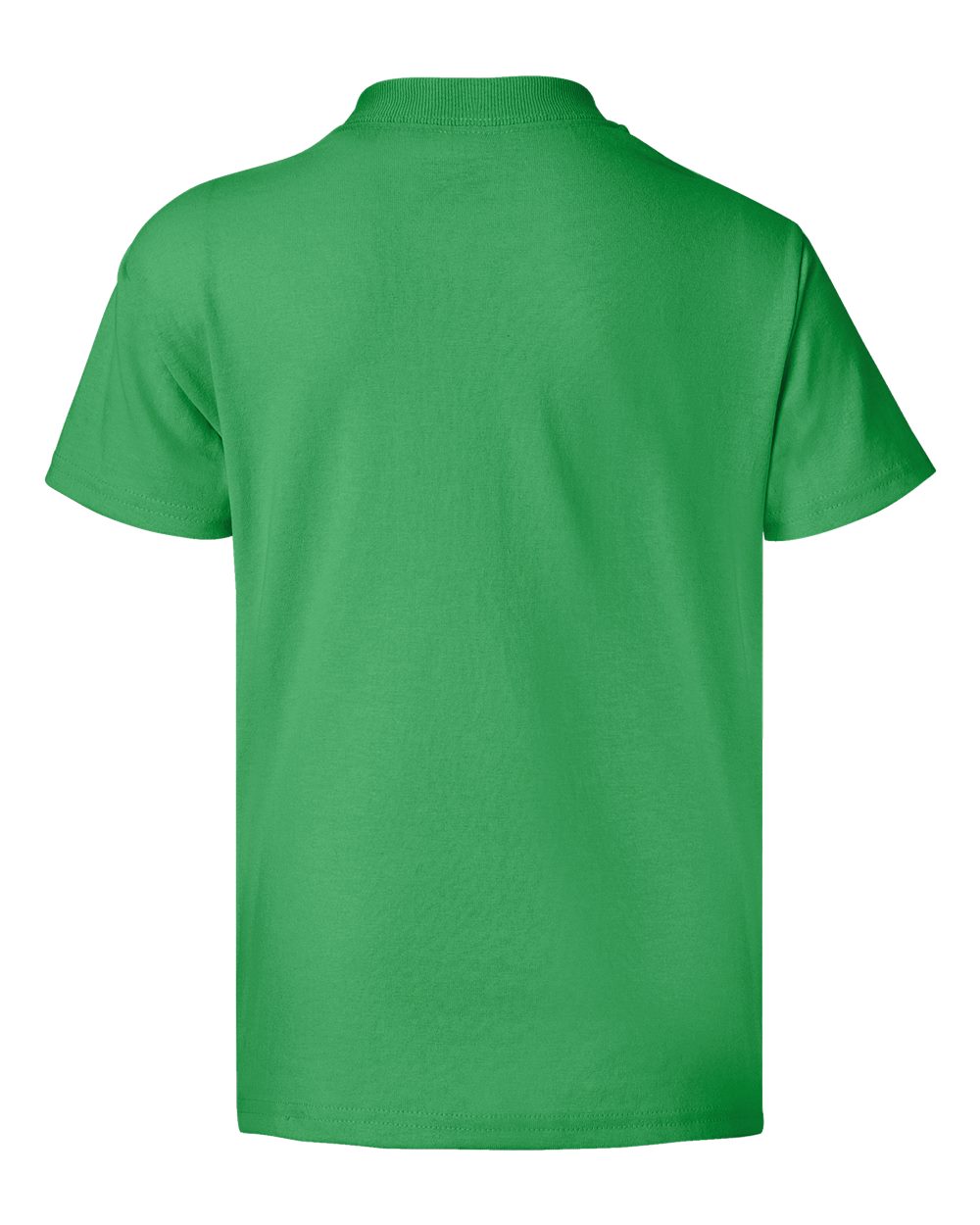 Rear View of Kelly Green Ecosmart™ Youth T-Shirt - 5370