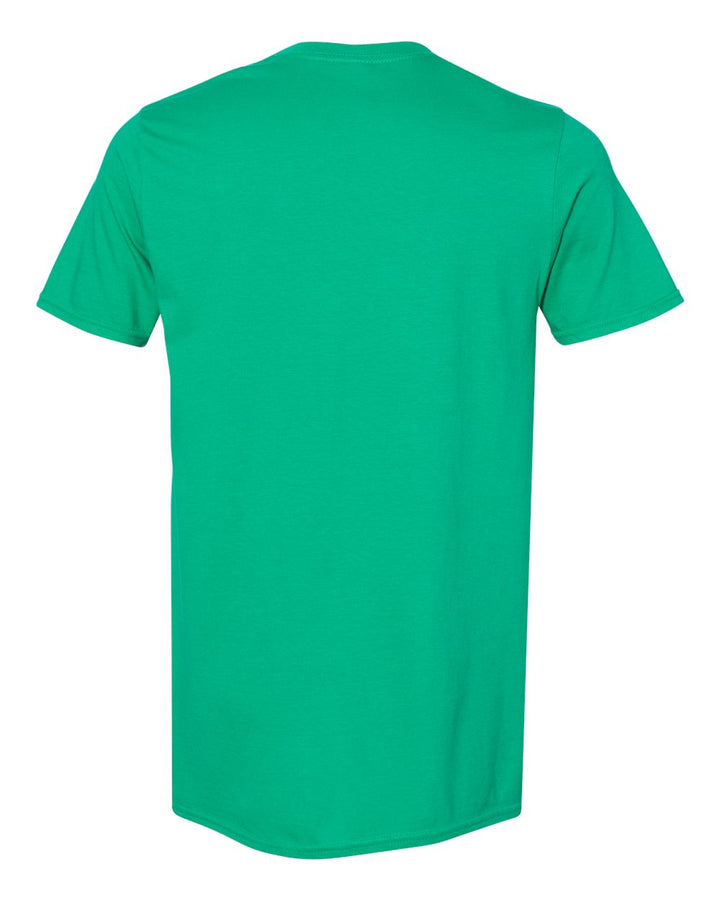 Rear View of Kelly Green Softstyle® T-Shirt - 64000