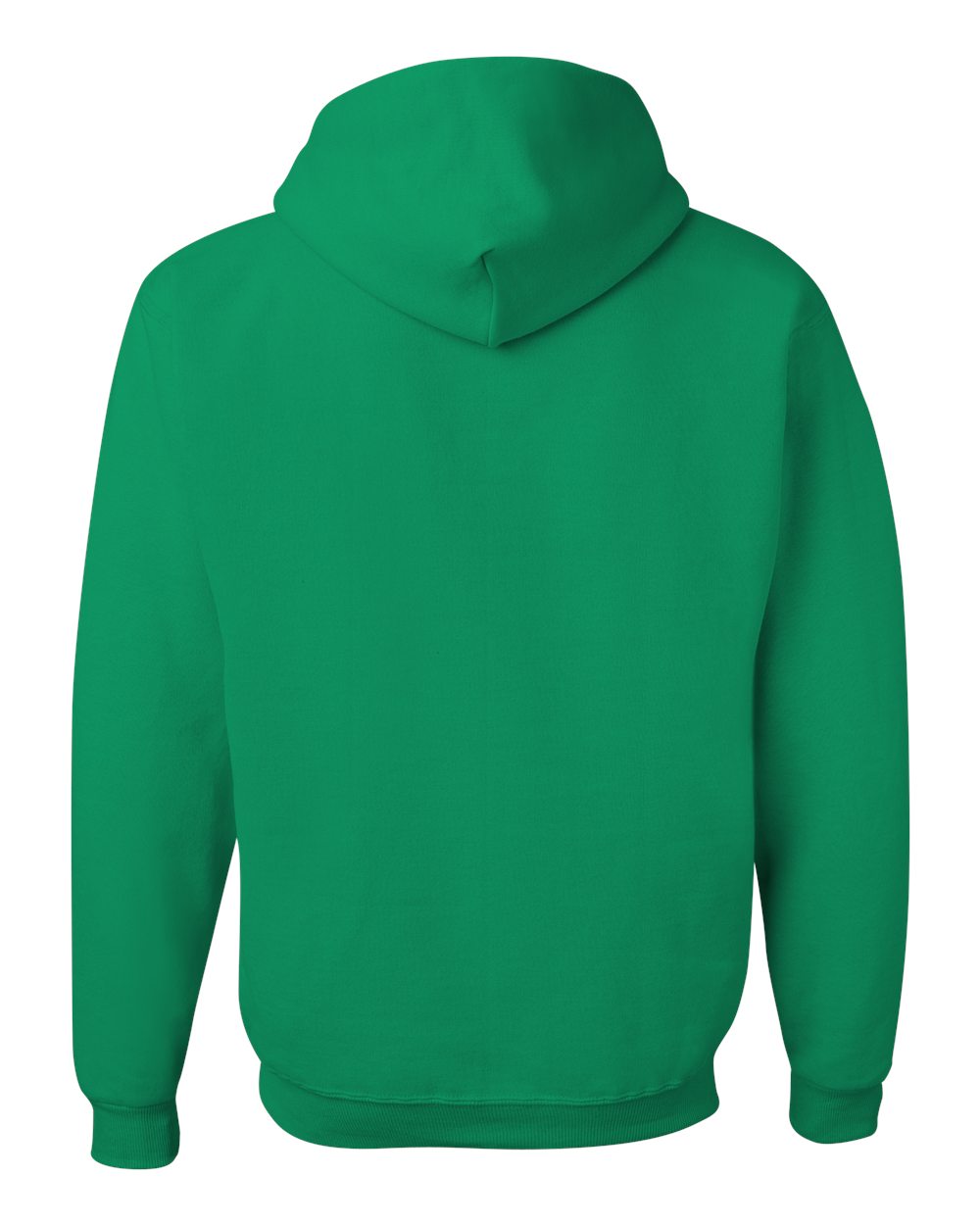 Rear View of Kelly NuBlend® Hooded Sweatshirt - 996MR