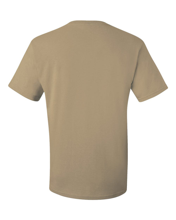 Rear View of Khaki Dri-Power® 50/50 T-Shirt - 29MR