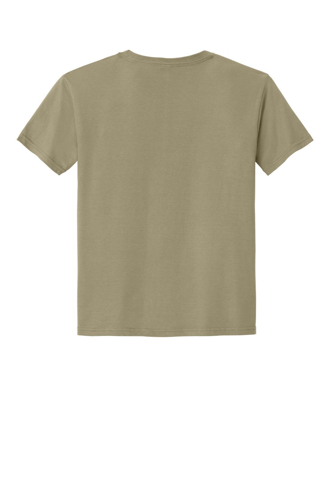 Rear View of Khaki Jerzees Classics Youth Cotton T-Shirt 363Y