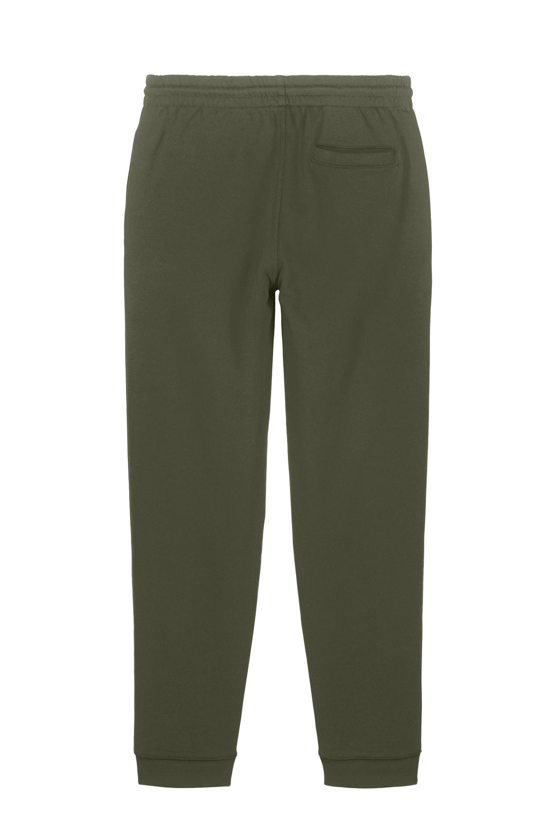 Rear View of KhakiGreen Stanley/Stella Unisex Flyer Jogger SXU006