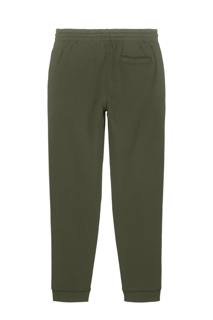 Rear View of KhakiGreen Stanley/Stella Unisex Flyer Jogger SXU006