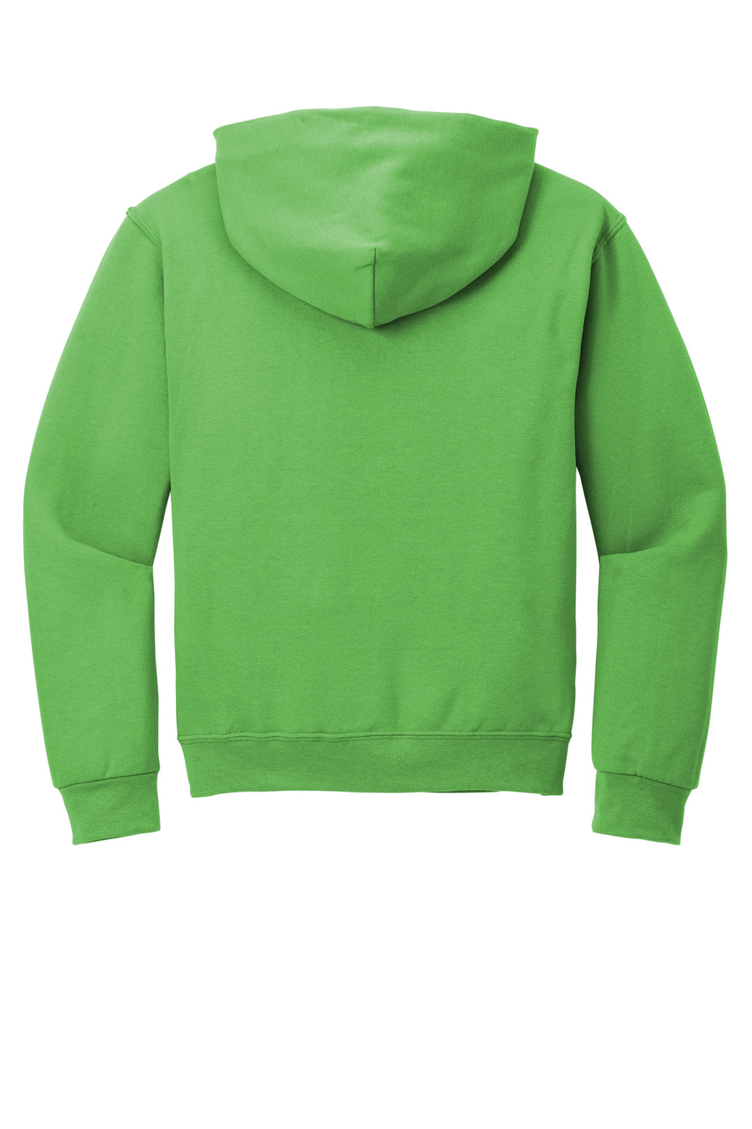 Rear View of Kiwi Jerzees NuBlend Pullover Hooded Sweatshirt. 996M
