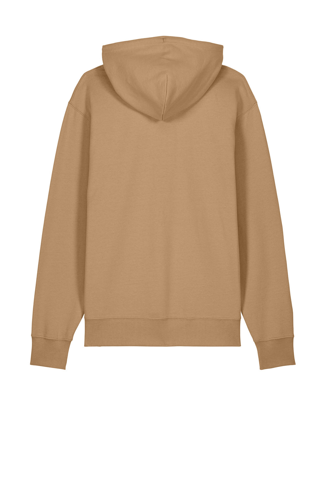 Rear View of Latte Stanley/Stella Unisex Cruiser 2.0 Hooded Sweatshirt SXU003