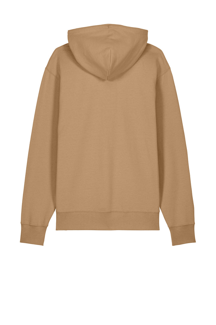 Rear View of Latte Stanley/Stella Unisex Cruiser 2.0 Hooded Sweatshirt SXU003