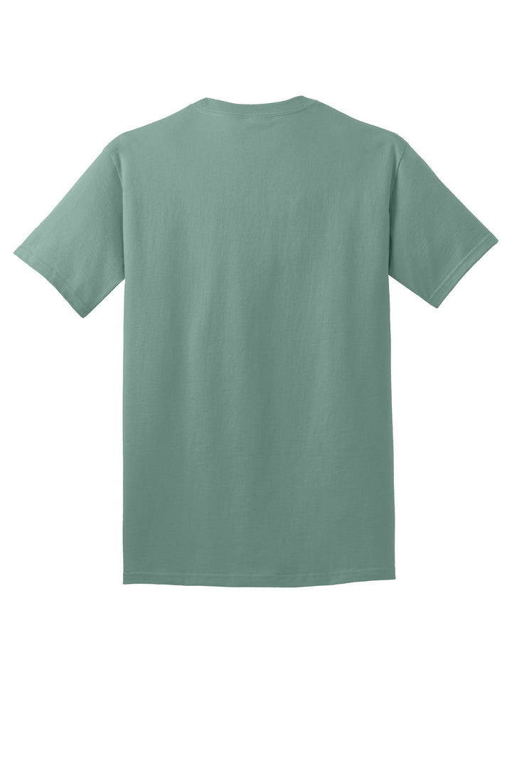 Rear View of LaurelGrn Port & Company - Core Cotton Tee. PC54
