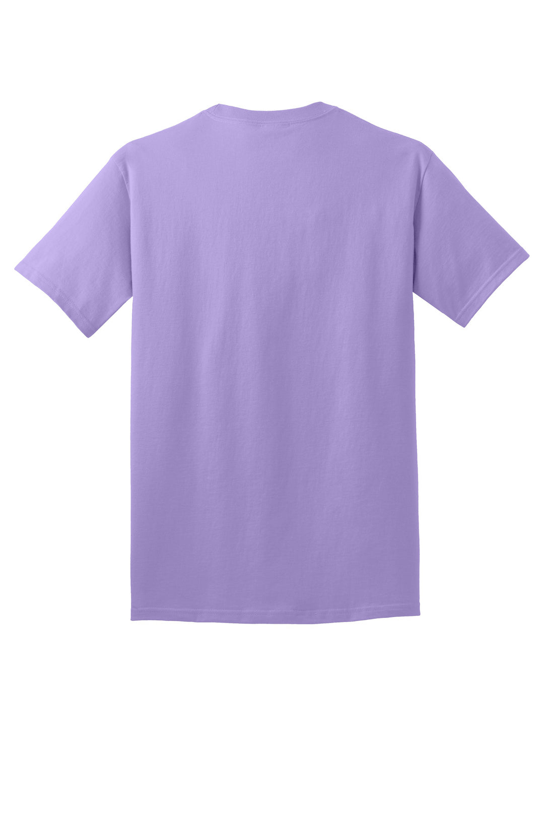 Rear View of Lavender Port & Company - Core Cotton Tee. PC54