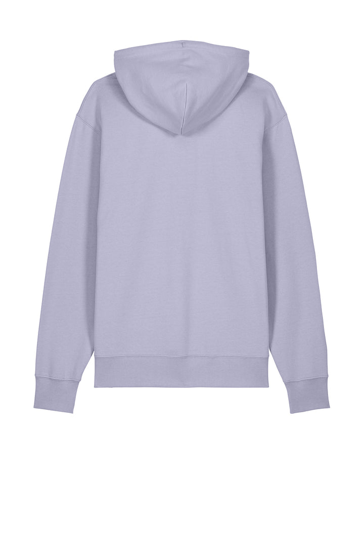 Rear View of Lavender Stanley/Stella Unisex Cruiser 2.0 Hooded Sweatshirt SXU003