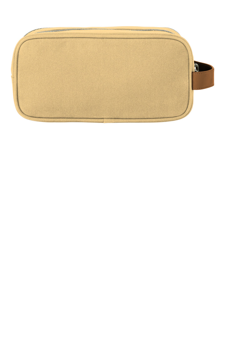 Rear View of LedgerKhk Brooks Brothers Wells Dopp Kit BB18870