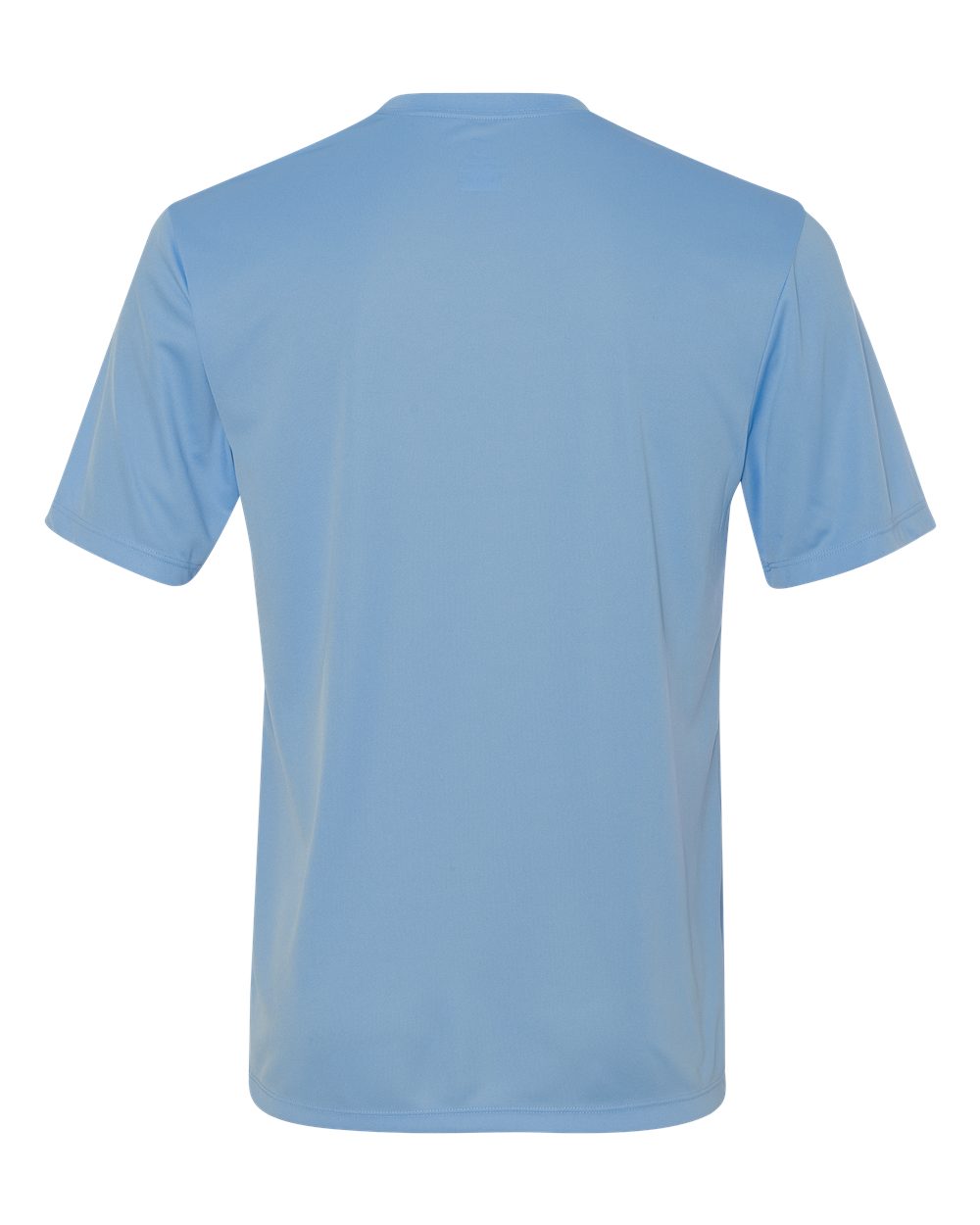 Rear View of Light Blue Cool DRI® Performance T-Shirt - 4820