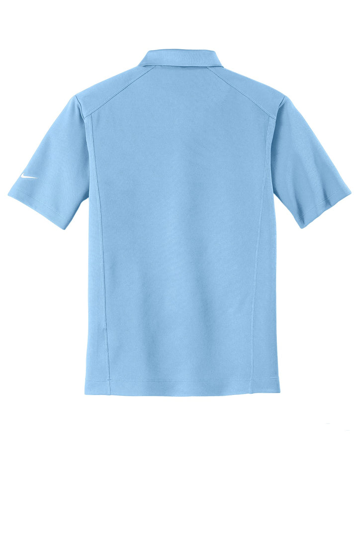 Rear View of Light Blue Nike Dri-FIT Classic Polo. 267020