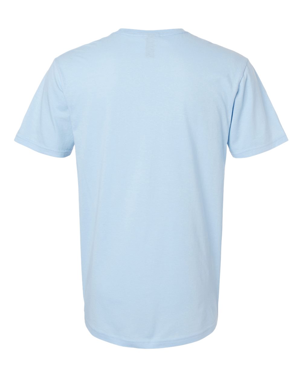 Rear View of Light Blue Softstyle® T-Shirt - 64000