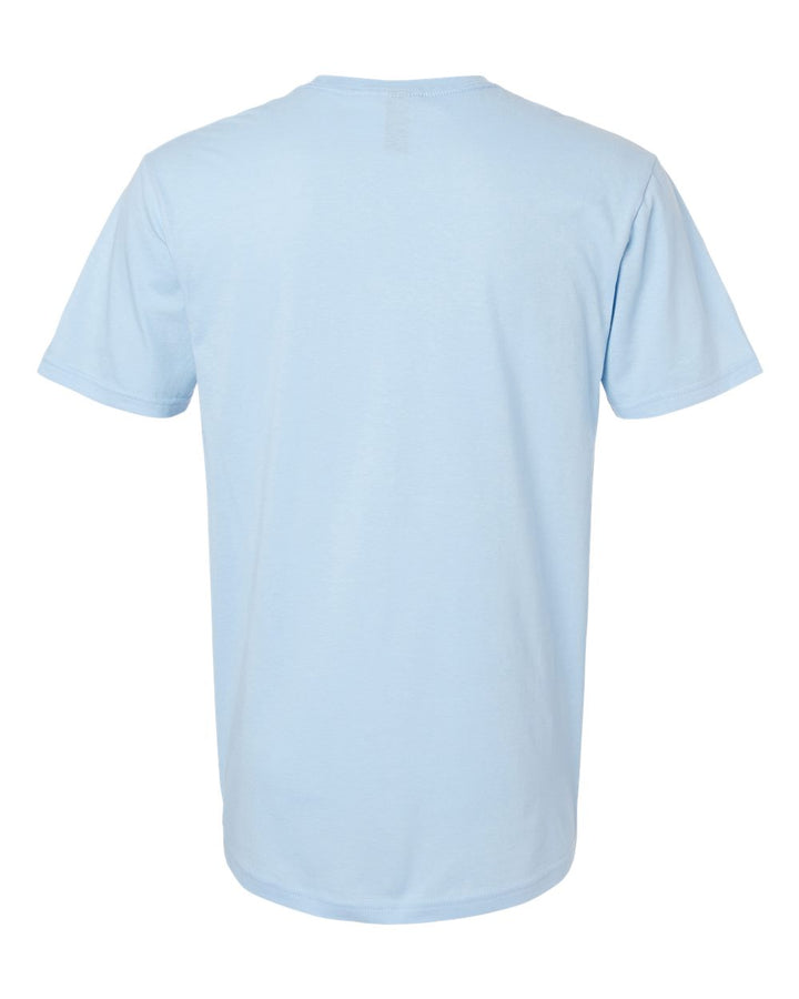 Rear View of Light Blue Softstyle® T-Shirt - 64000