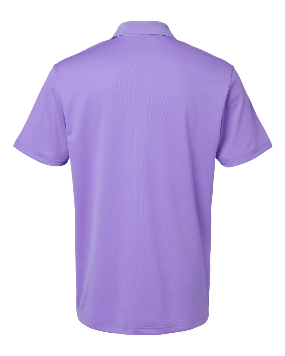 Rear View of Light Flash Purple Basic Sport Polo - A430
