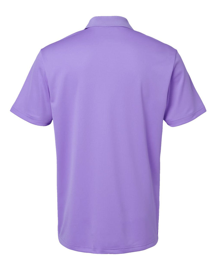 Rear View of Light Flash Purple Basic Sport Polo - A430