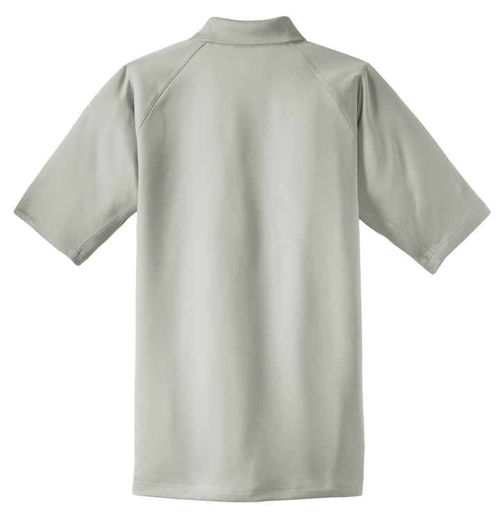 Rear View of Light Grey CornerStone Tall Select Snag-Proof Tactical Polo. TLCS410