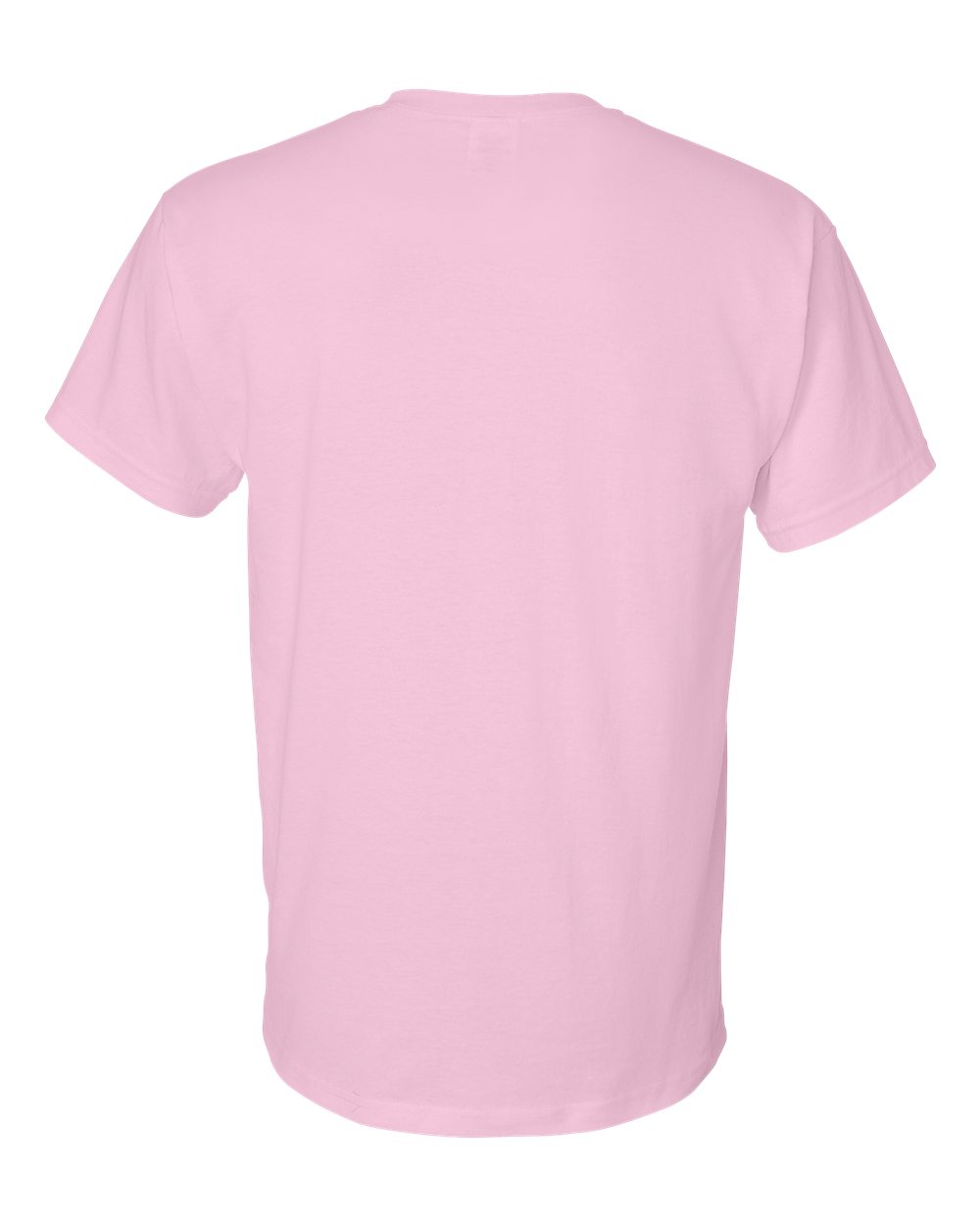 Rear View of Light Pink DryBlend® T-Shirt - 8000