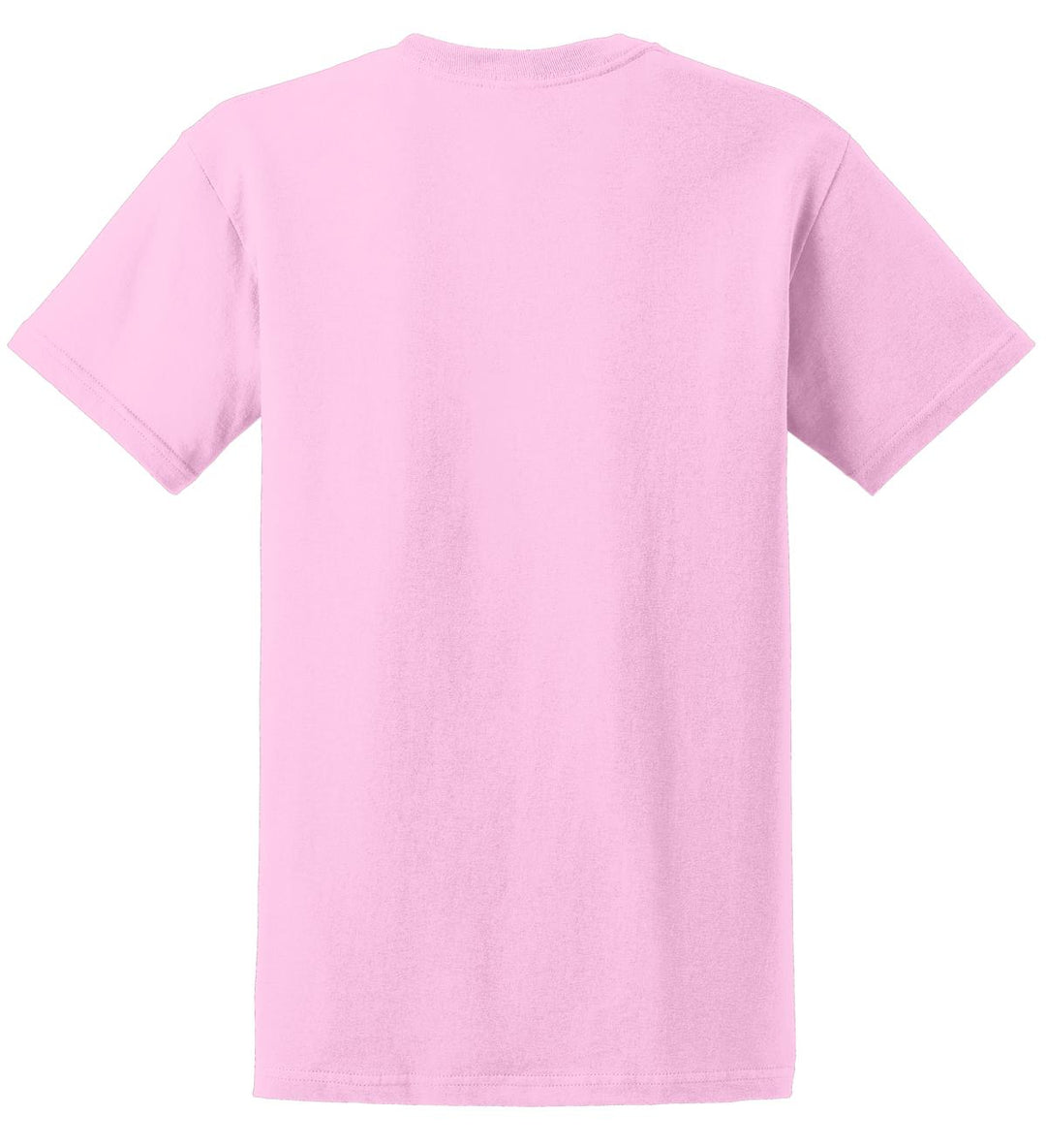 Rear View of Light Pink Gildan - Ultra Cotton 100% US Cotton T-Shirt. 2000
