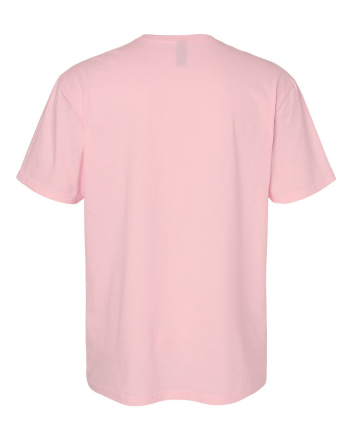 Rear View of Light Pink Softstyle® T-Shirt - 64000