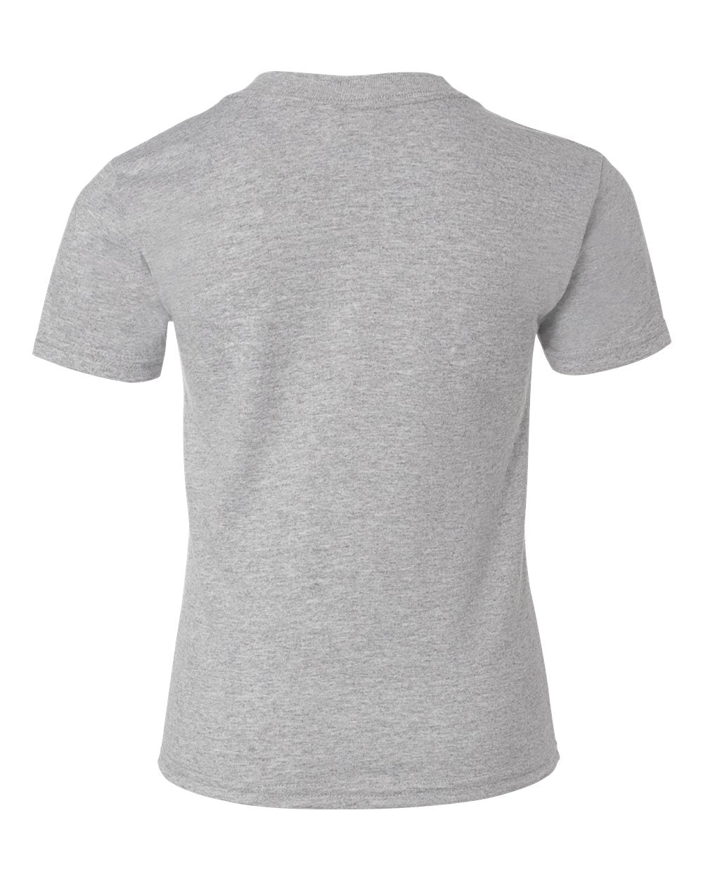 Rear View of Light Steel Ecosmart™ Youth T-Shirt - 5370