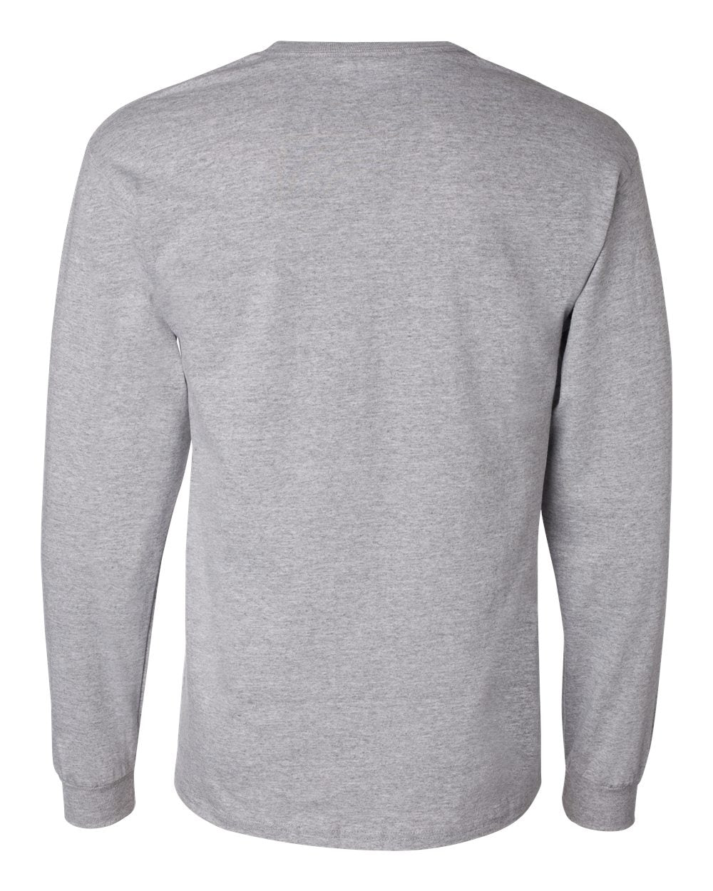 Rear View of Light Steel Long Sleeve T-Shirt - CC8C
