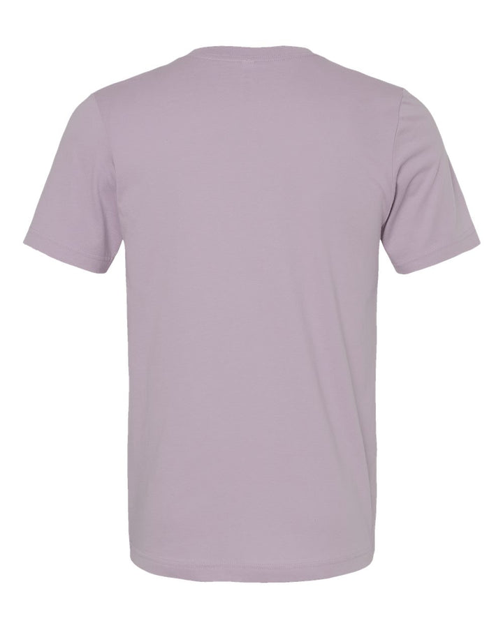 Rear View of Light Violet Jersey Tee - 3001