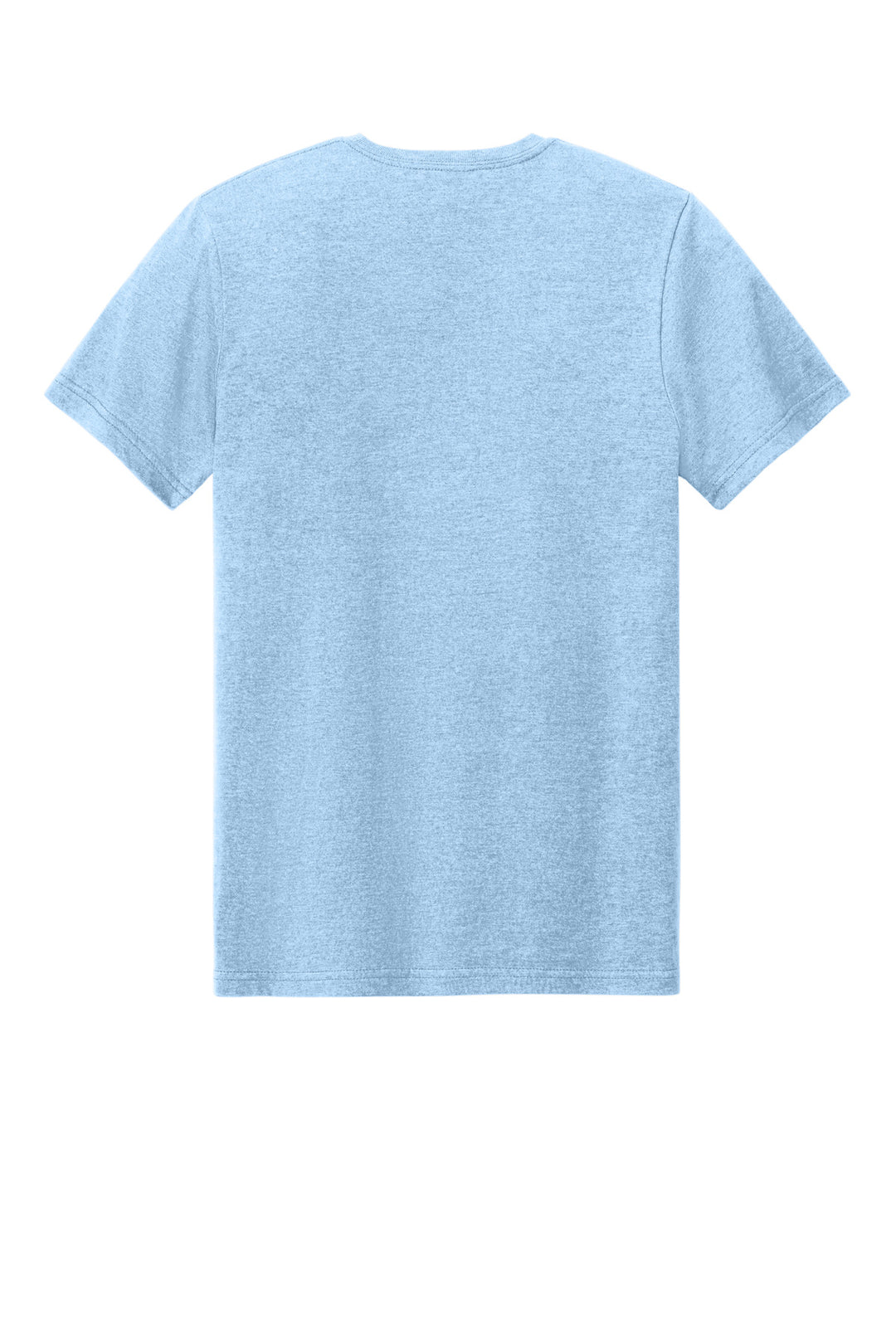 Rear View of LightBlMst Gildan Softstyle CVC Tee 64000CVC