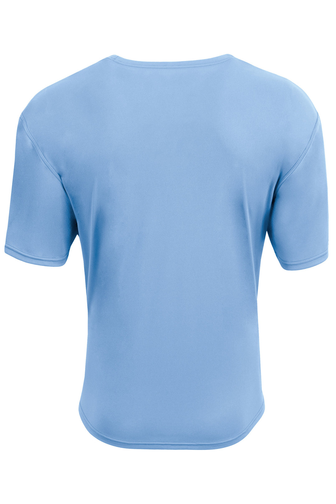 Rear View of LightBlue A4 AirFlex Short Sleeve Tee A4N3531