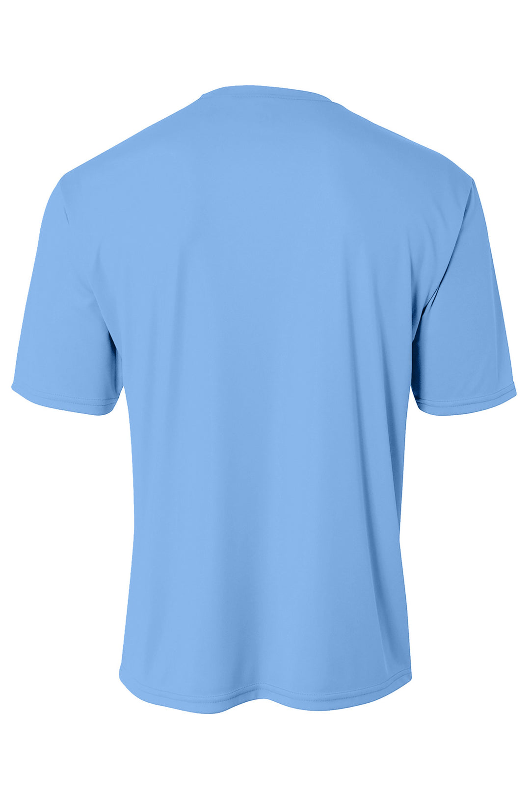 Rear View of LightBlue A4 Sprint Performance Tee A4N3402